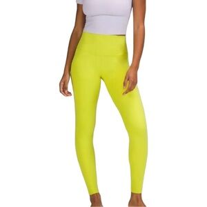 *EUC* Lululemon Align 23” Bright Yellow Leggings